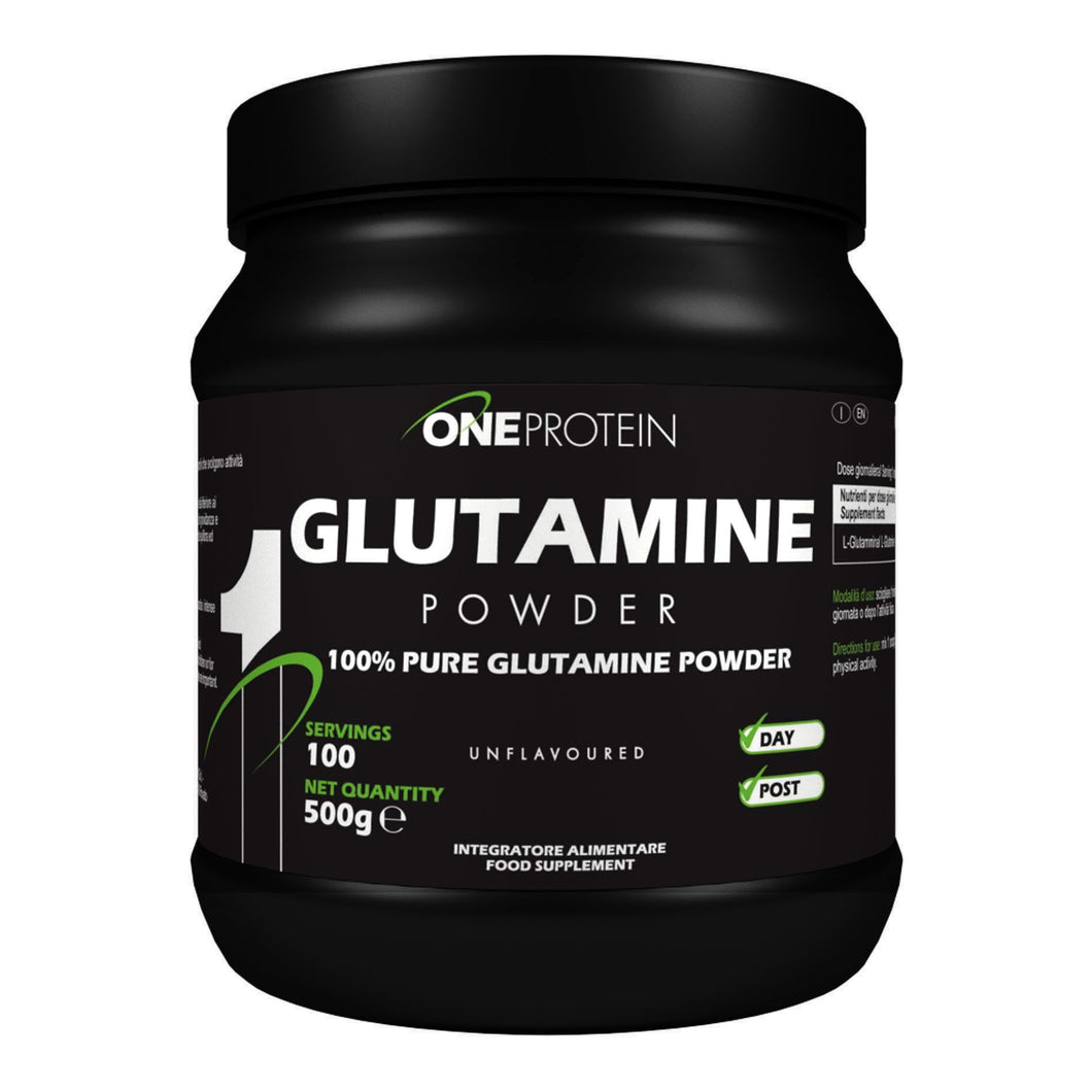 ONE PROTEIN Glutamine Powder 500 grammi