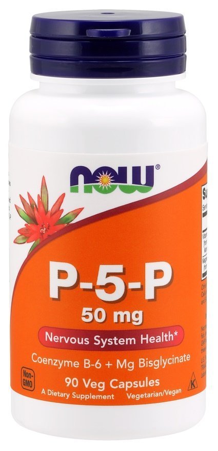 Now Foods P-5-P 50 mg 90 Vegetable Capsules